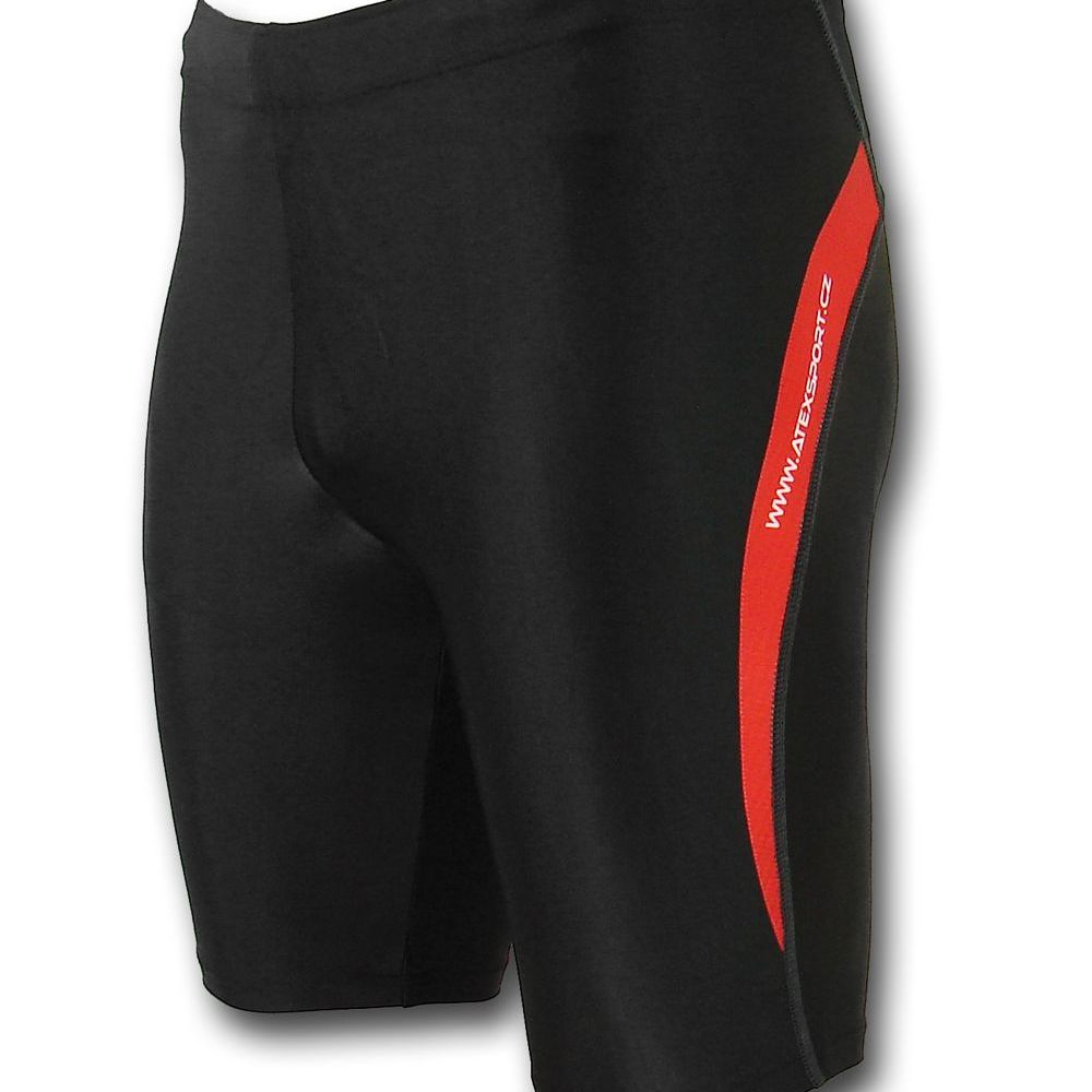 Stretch athletic-running shorts with pocket
